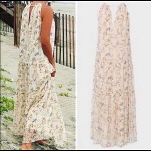 DREW Anthropologie Naomi Vintage Floral Cream Maxi Dress XS NEW